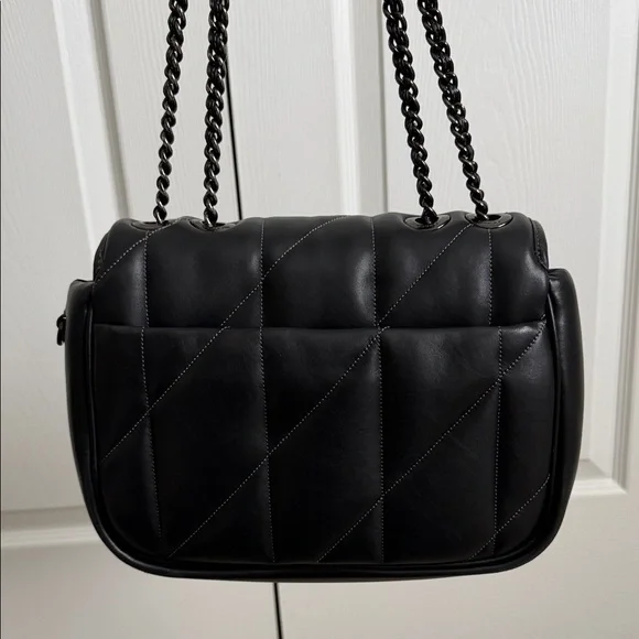 Coach Black Quilted Shoulder Bag - Picture 6 of 6